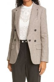 70s Micro Houndstooth Blazer at Nordstrom